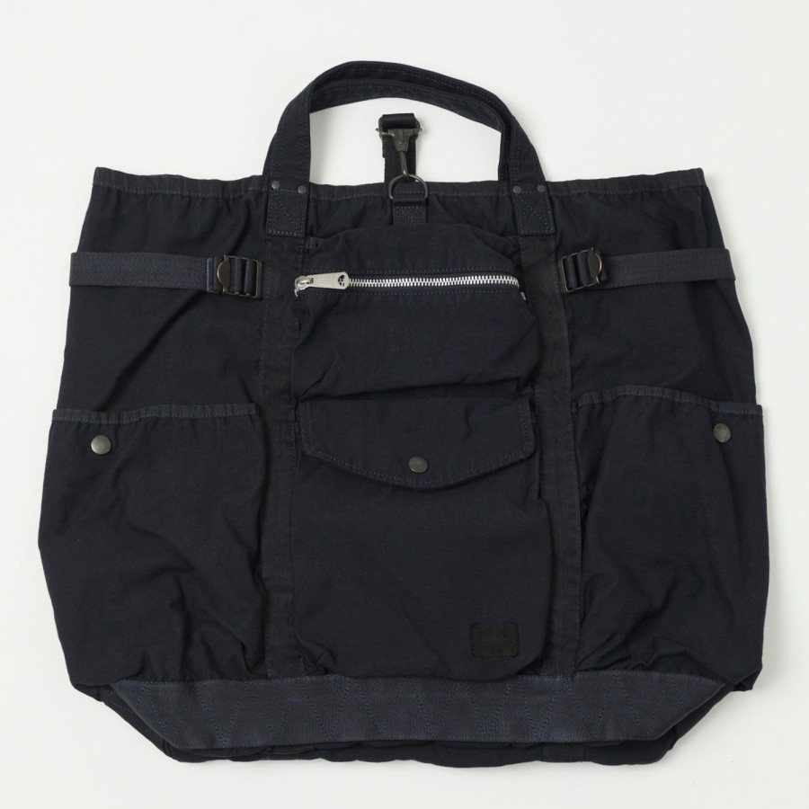 Accessories Porter - Yoshida & Co. | Porter-Yoshida & Co. Crag 2-Way Ruck Sack - Navy