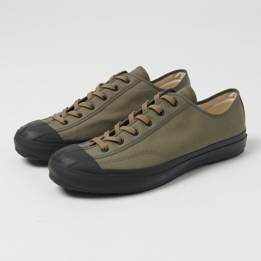 Footwear Moonstar | Moonstar Gym Classic Canvas/Rubber Sneaker - Olive