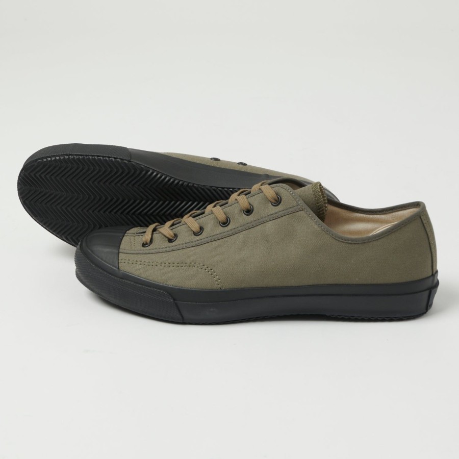 Footwear Moonstar | Moonstar Gym Classic Canvas/Rubber Sneaker - Olive