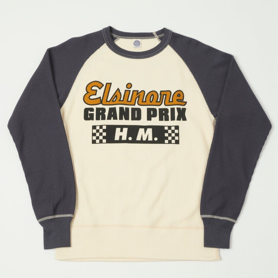 Clothing TOYS McCOY | Toys Mccoy 'Elsinore Grand Prix' Big Waffle Crew Neck Tee - Off White