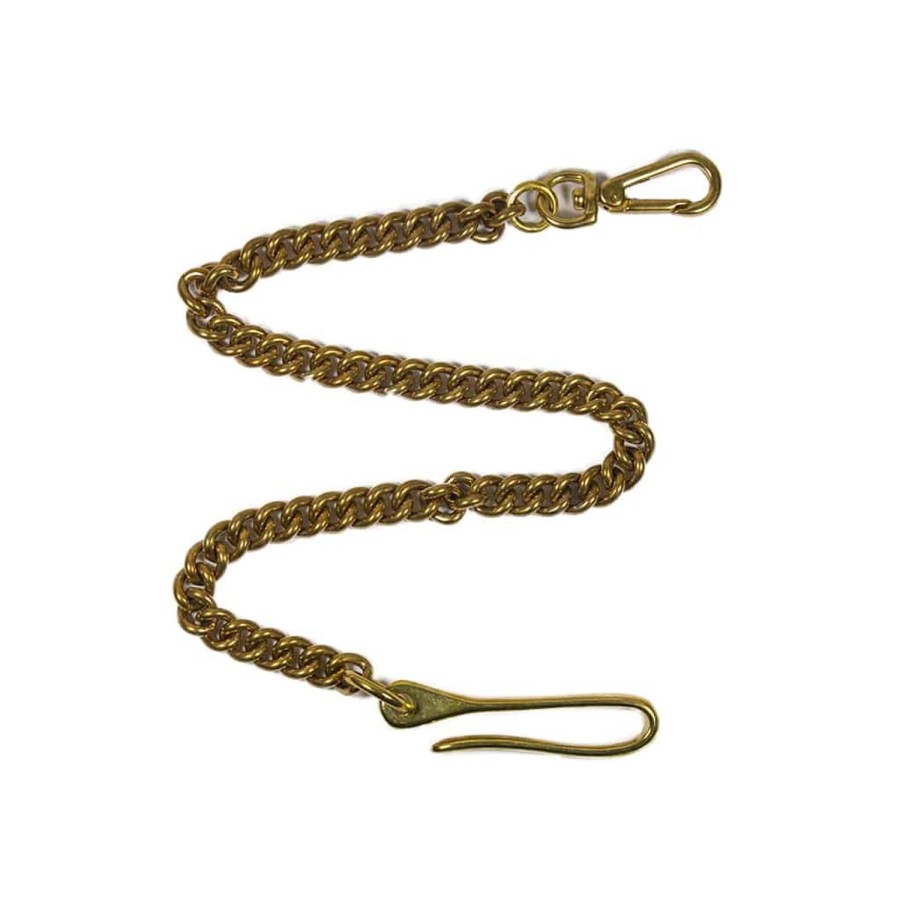 Accessories Barnes & Moore | Barnes & Moore Antique Heavy Duty Wallet Tether - Brass