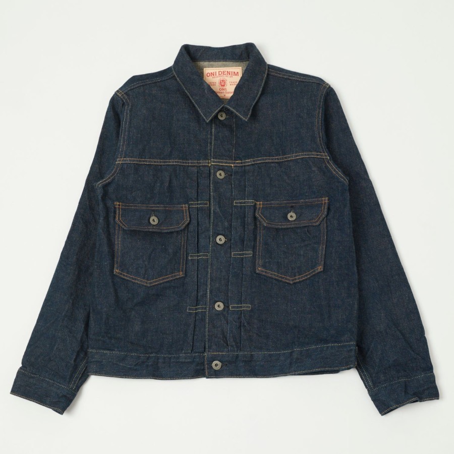 Clothing ONI Denim | Oni 02517 Ishikawadai 15Oz Type-Ii Denim Jacket - One Wash