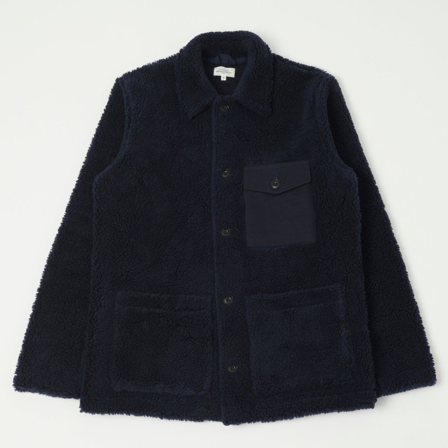 Clothing Hartford | Hartford 'Utility' Fleece Jacket - Navy