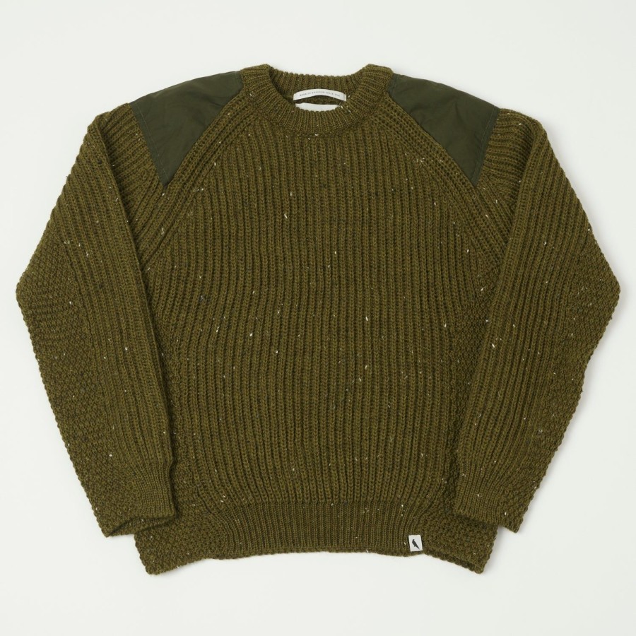 Clothing Peregrine | Peregrine Commando Patch Sweater - Khaki