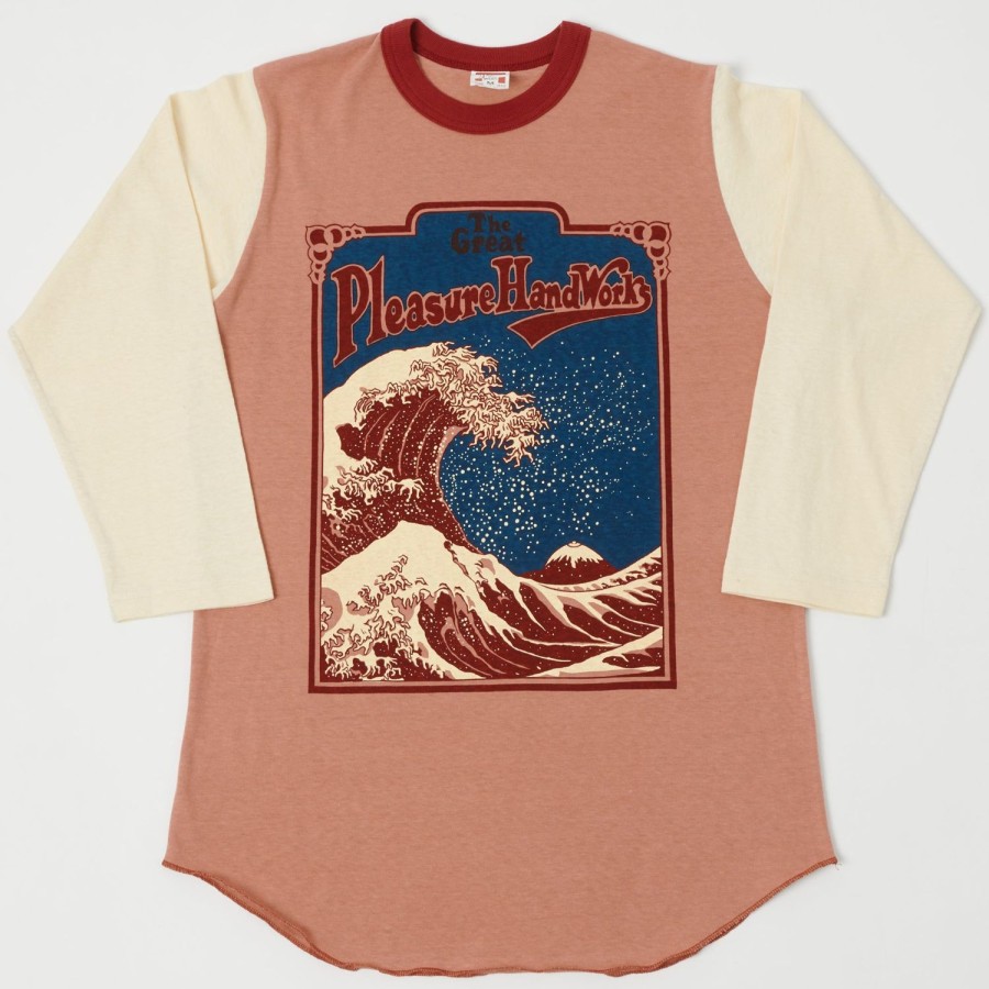 Clothing Freewheelers & Co | Freewheelers 2125020 'Yosemite National Park' Print Tee - Cherokee Rose