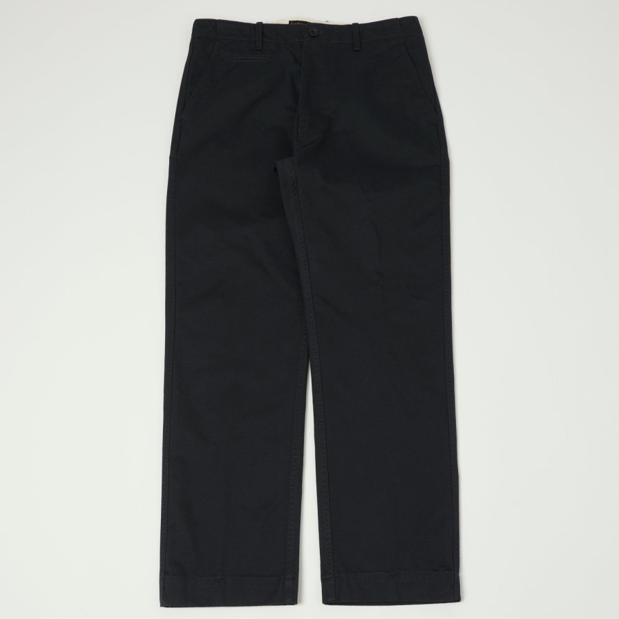 Clothing East Harbour Surplus | East Harbour Surplus 'Axel 121' Chino Trouser - Navy Blue