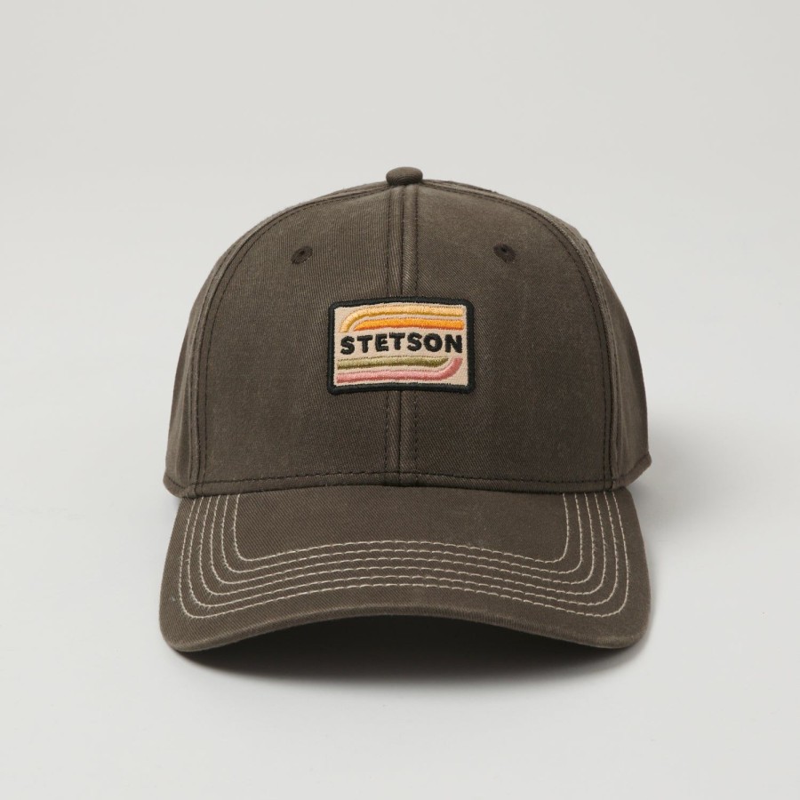 Accessories Stetson | Stetson Cotton Baseball Cap - Dark Khaki