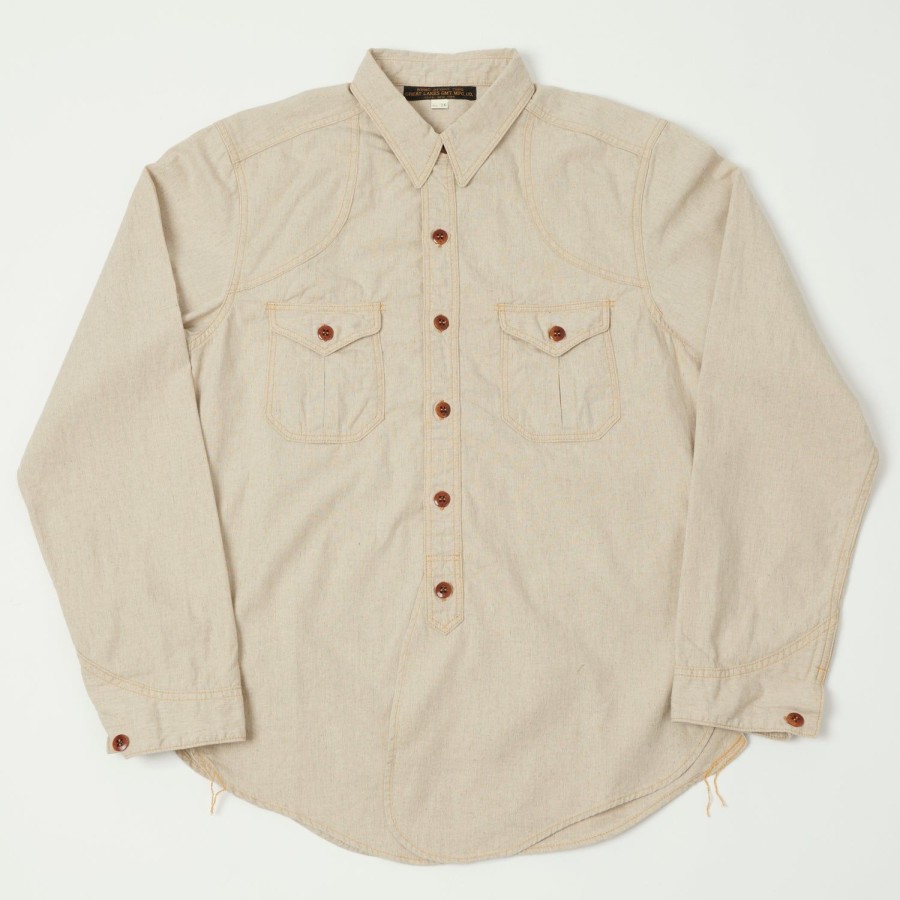 Clothing Freewheelers & Co | Freewheelers Great Lakes 'Montauk' Shirt - Oatmeal