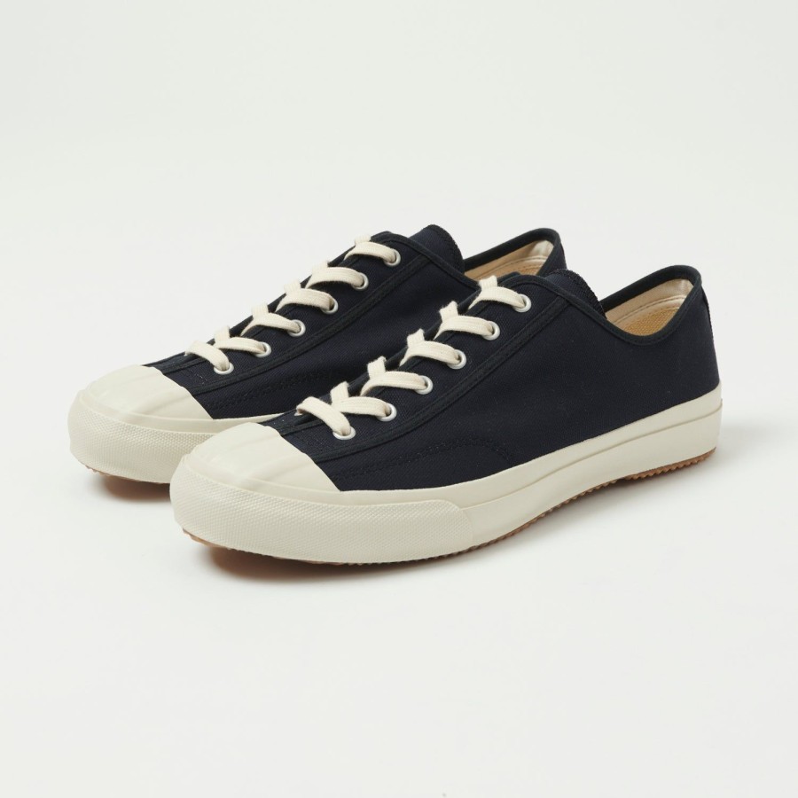 Footwear Moonstar | Moonstar Gym Classic Canvas/Rubber Sneaker - Dark Navy