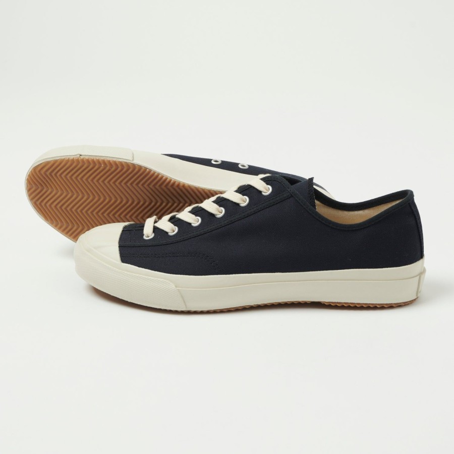 Footwear Moonstar | Moonstar Gym Classic Canvas/Rubber Sneaker - Dark Navy