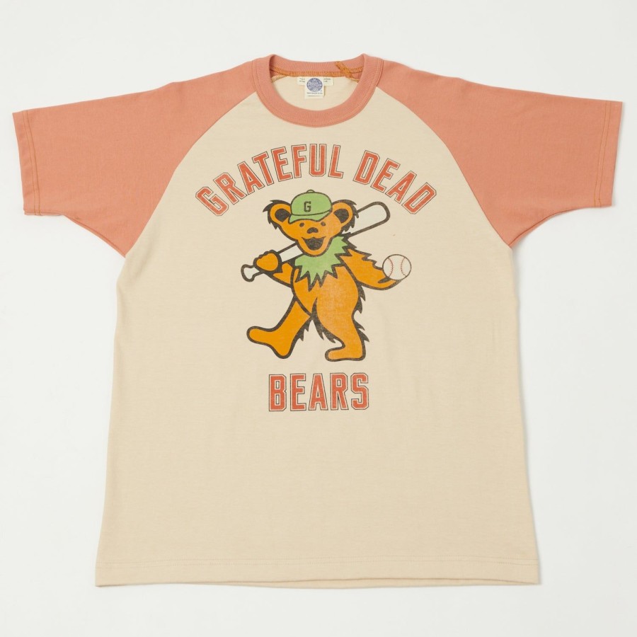 Clothing TOYS McCOY | Toys Mccoy 'Grateful Dead' Baseball Tee - Beige/Carrot