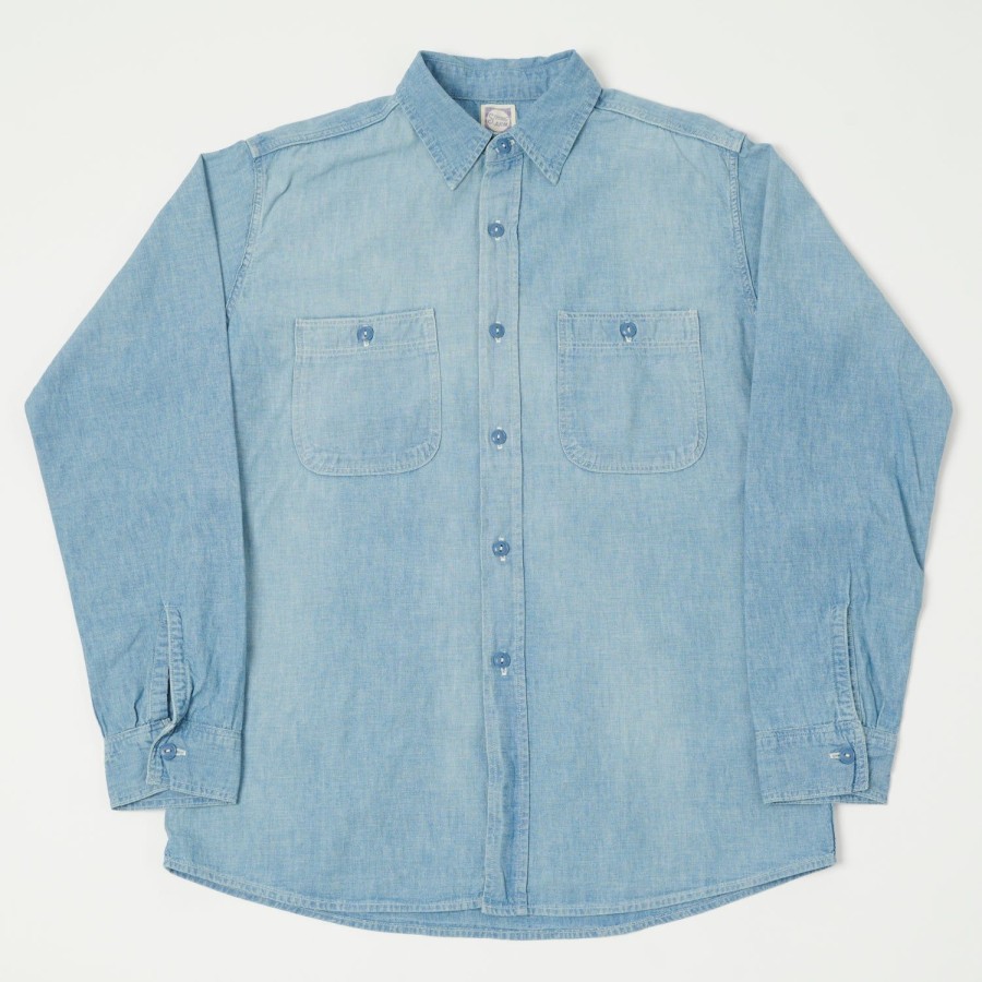 Clothing John Gluckow | John Gluckow Lot. Jg-05 1940S Work Shirt - Indigo