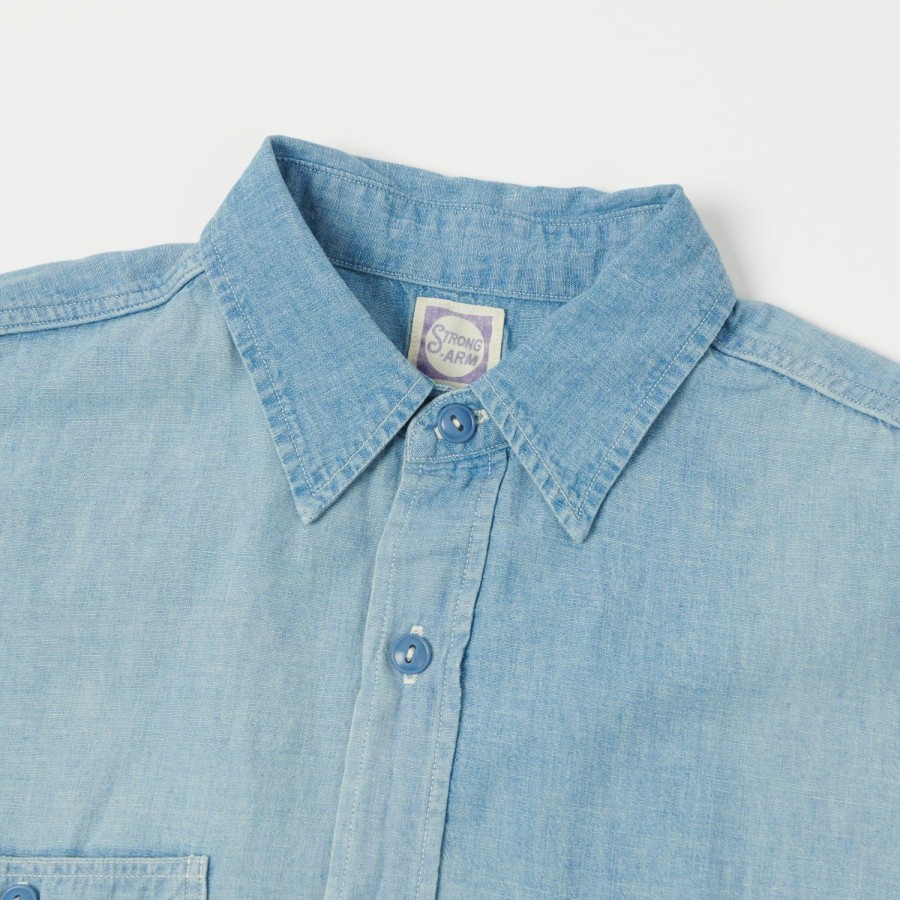 Clothing John Gluckow | John Gluckow Lot. Jg-05 1940S Work Shirt - Indigo