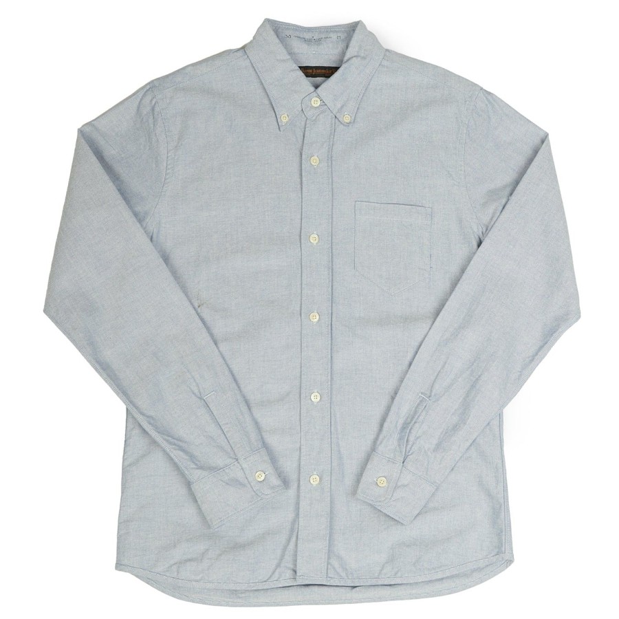 Clothing Full Count | Full Count 4967 Button Down Oxford Shirt - Blue