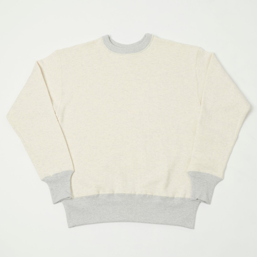 Clothing John Gluckow | John Gluckow Lot. Jg-Cs14 Classic Crew Sweatshirt - Ash/Heather Grey