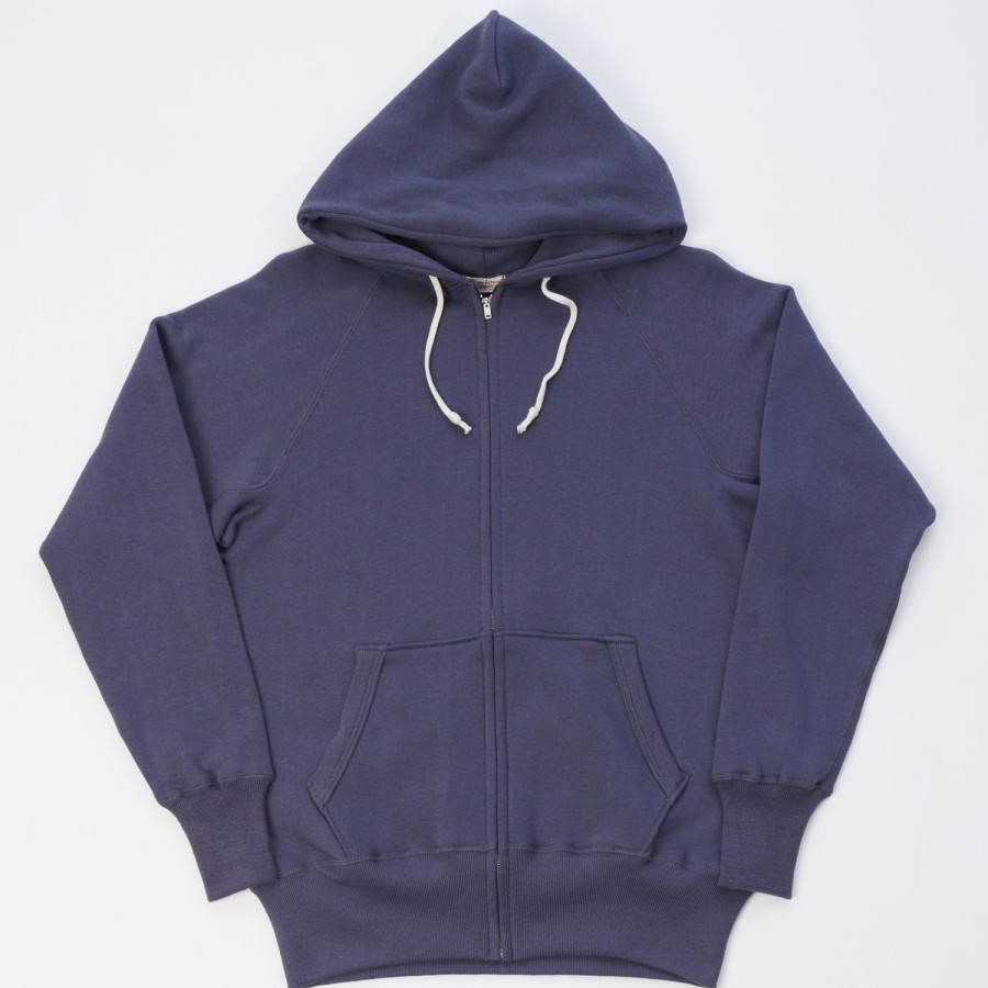 Clothing Warehouse & Co | Warehouse 451 Freedom Raglan Full Zip Hoodie - Eggplant