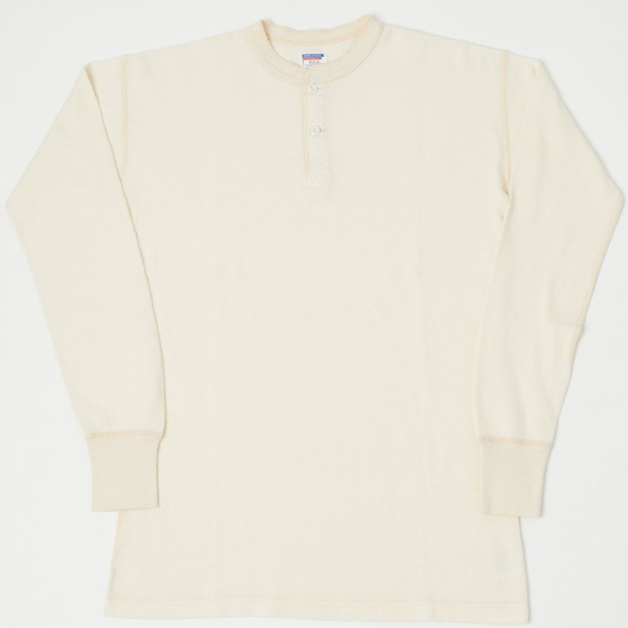 Clothing Warehouse & Co | Dubbleworks Thermal Henley - Off White