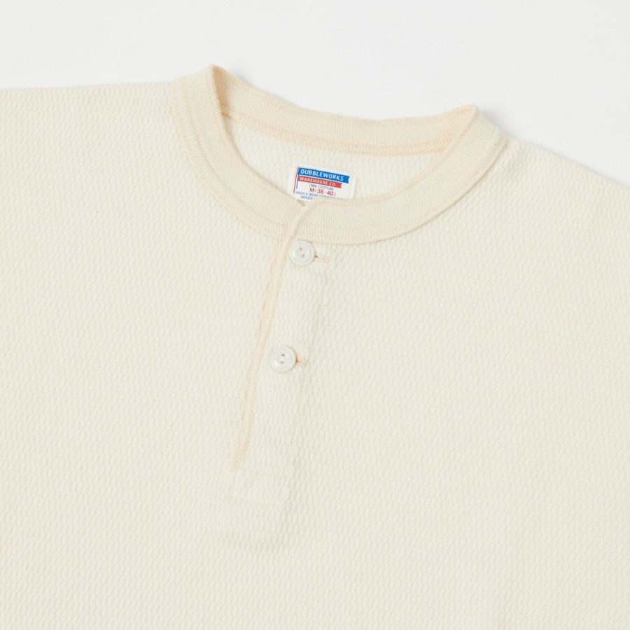 Clothing Warehouse & Co | Dubbleworks Thermal Henley - Off White