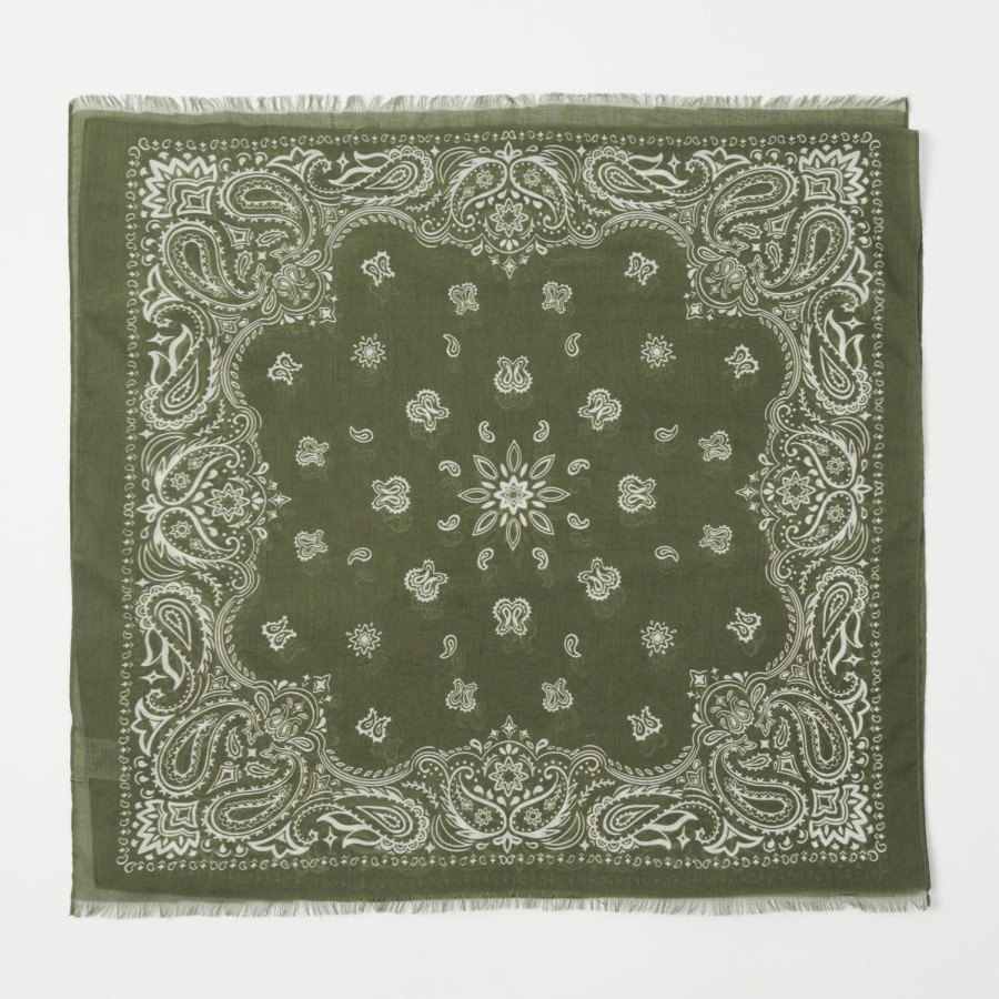 Accessories Hartford | Hartford Bandana Scarf - Olive