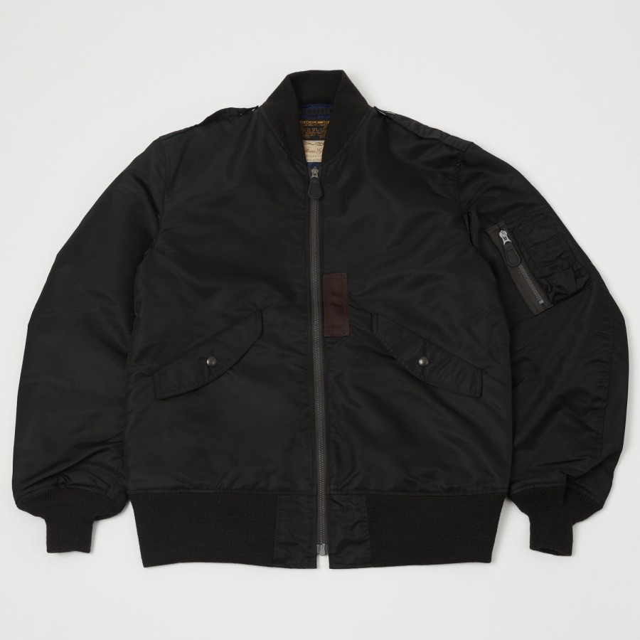 Clothing Buzz Rickson's | Buzz Rickson'S X William Gibson Type L-2B Flight Jacket 'Long' - Black