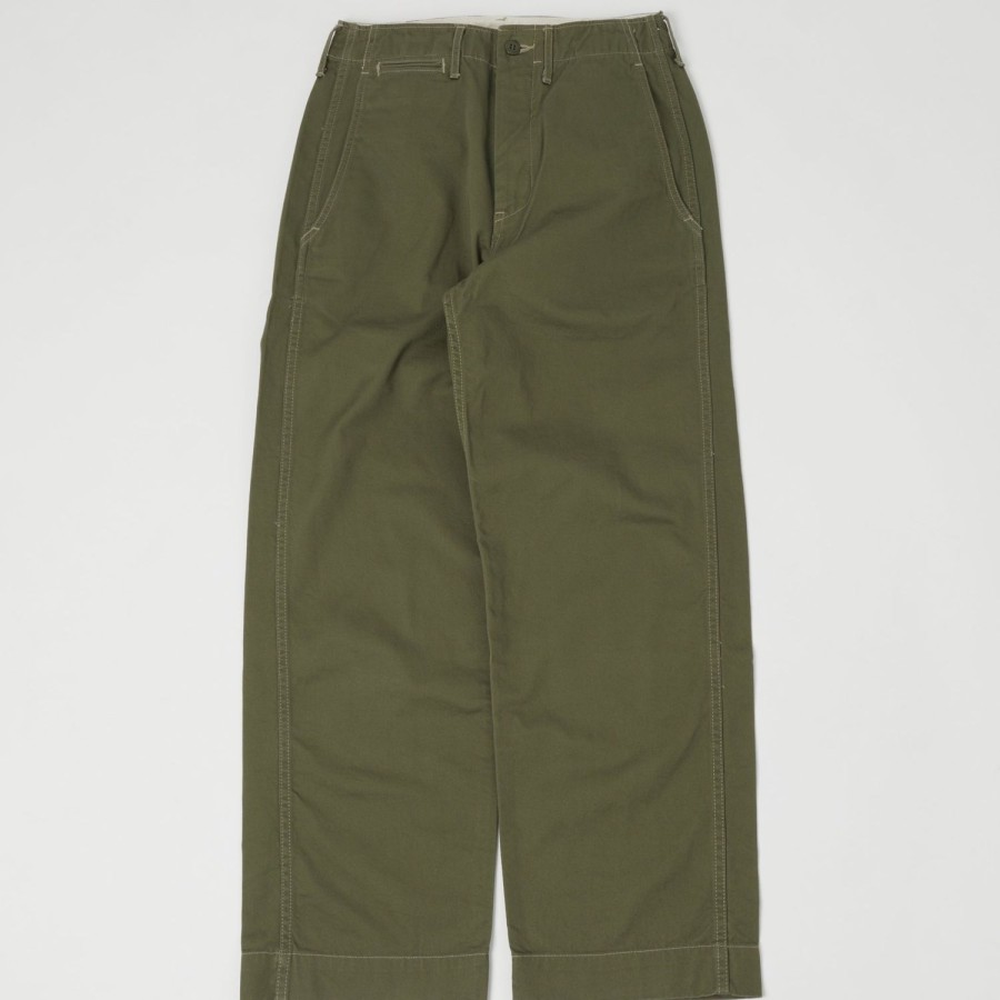 Clothing Full Count | Full Count 1201 U.S. Army Combat Chino - Sage Green