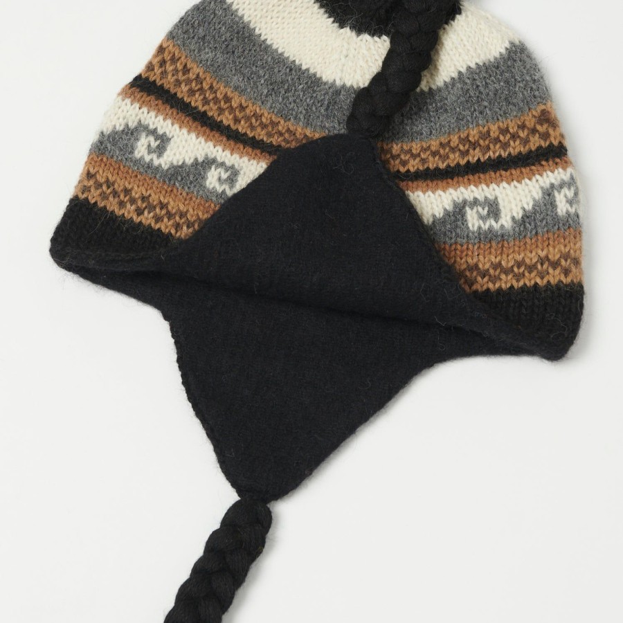 Accessories Chamula | Chamula Alpaca Chulio Hat - Black