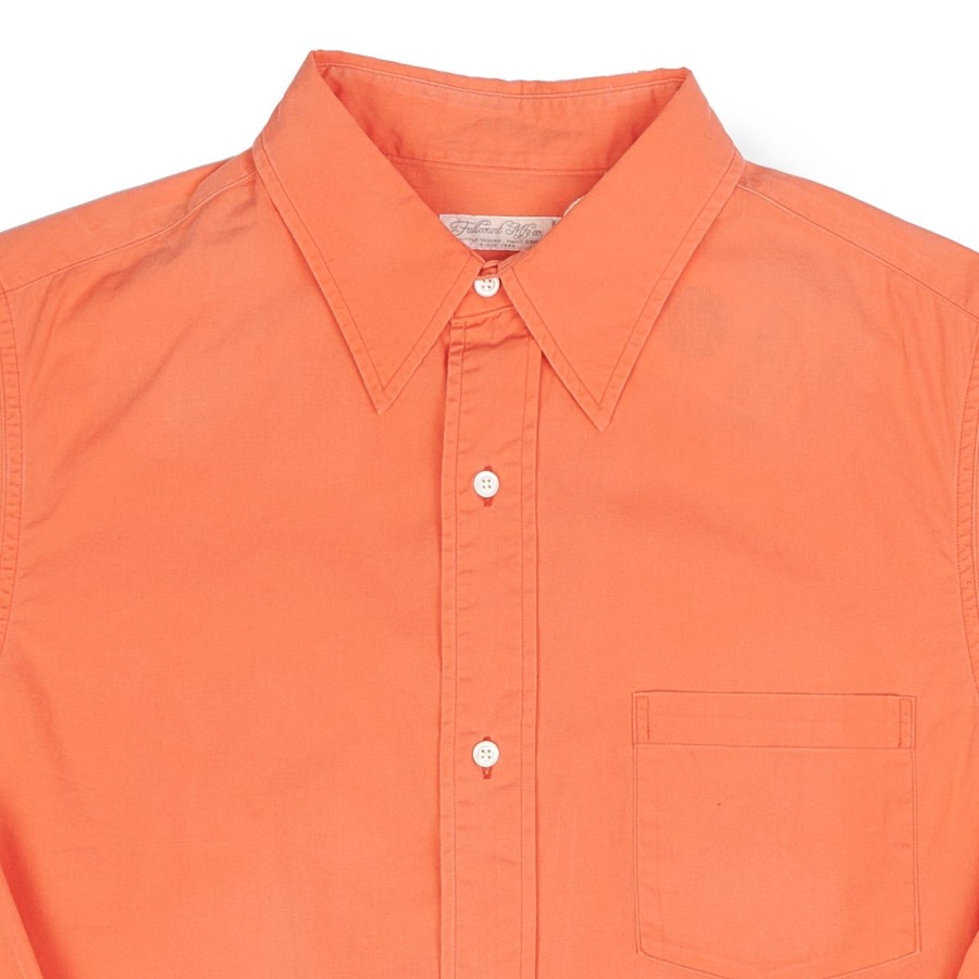 Clothing Full Count | Full Count 4993 1930S Cotton Dress Shirt - Orange