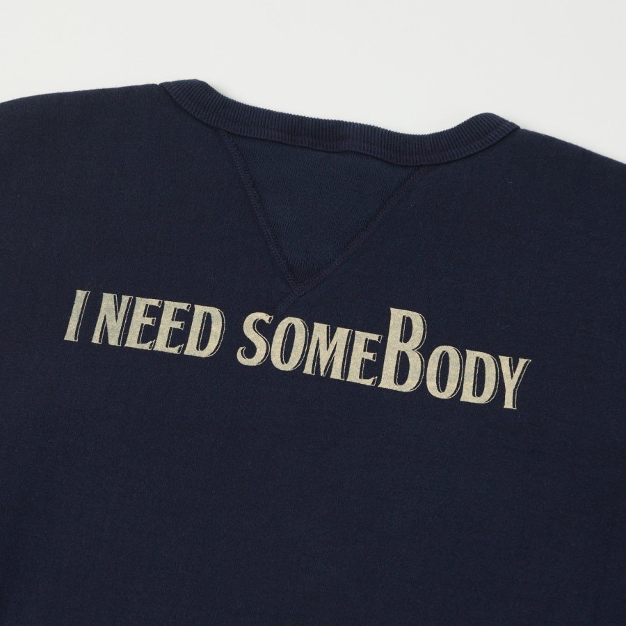 Clothing Studio D'artisan | Studio D'Artisan 'I Need Somebody' Sweatshirt - Navy