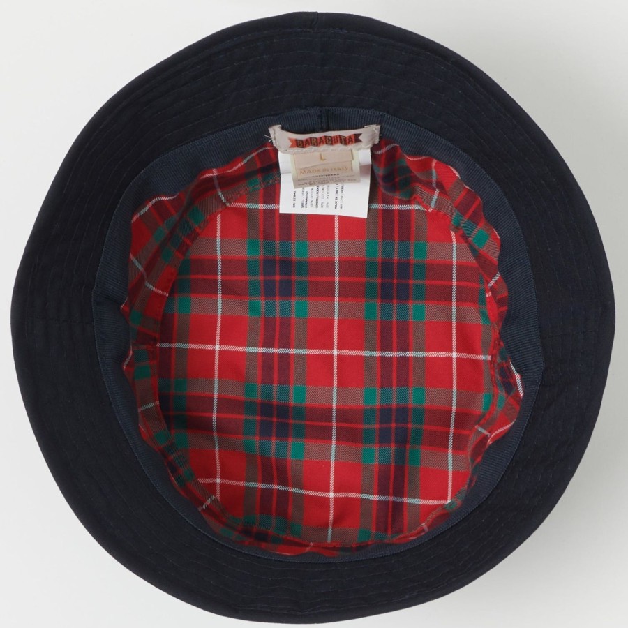 Accessories Baracuta | Baracuta Dry Wax Bucket Hat - Dark Navy