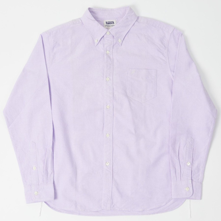 Clothing Pherrow's | Pherrows Pbd1 Oxford Shirt - Purple