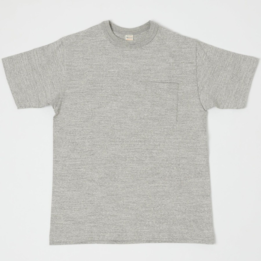 Clothing Warehouse & Co | Warehouse 4601 Pocket Tee - Heather Grey