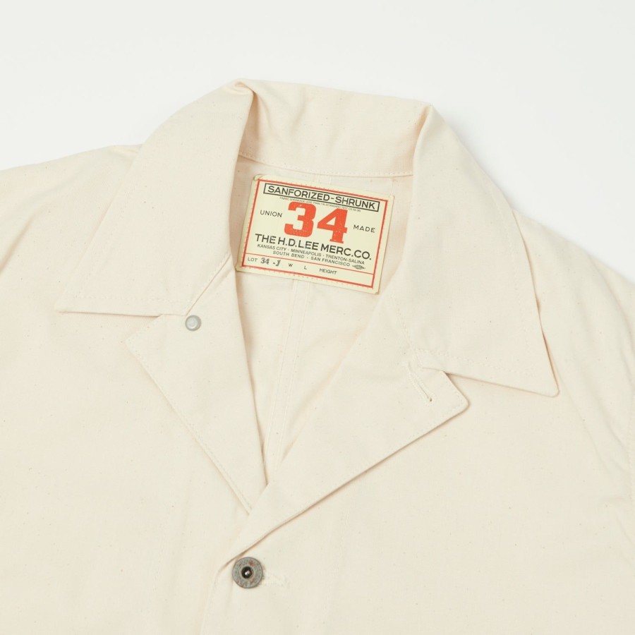 Clothing Lee Archives | Lee Archives Wwii 'Loco' Denim Coverall Jacket - Ecru