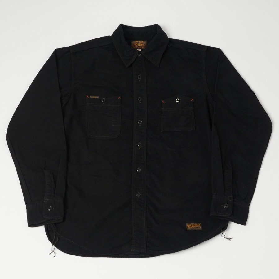 Clothing TOYS McCOY | Toys Mccoy Tms2208 'Oil Digger' Flannel Shirt - Black