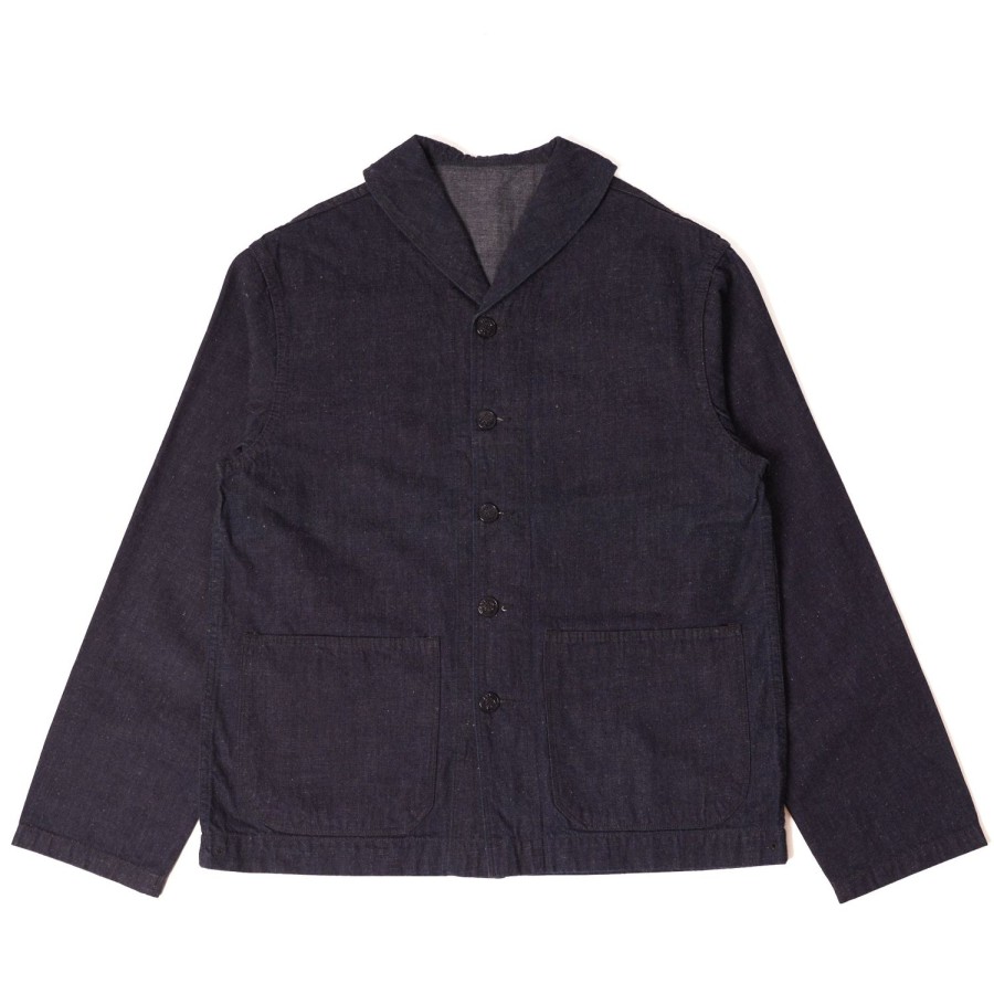 Clothing TCB | Tcb U.S.N. Seaman Shawl Collar Denim Jacket