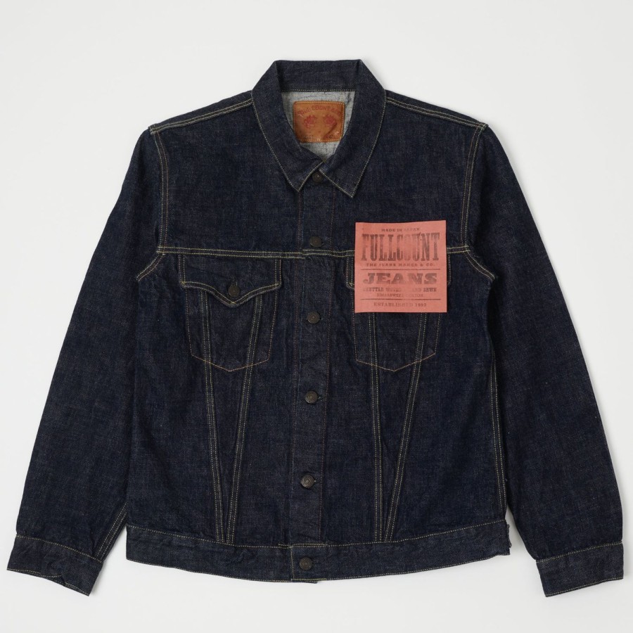 Clothing Full Count | Full Count 2101W 13.7Oz Type Iii Denim Jacket - One Wash