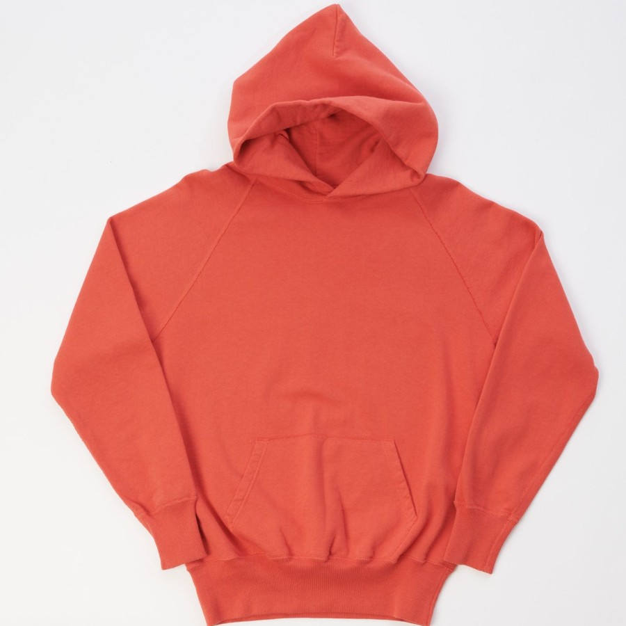 Clothing Warehouse & Co | Warehouse 462 Plain Hooded Sweatshirt - Faded Red