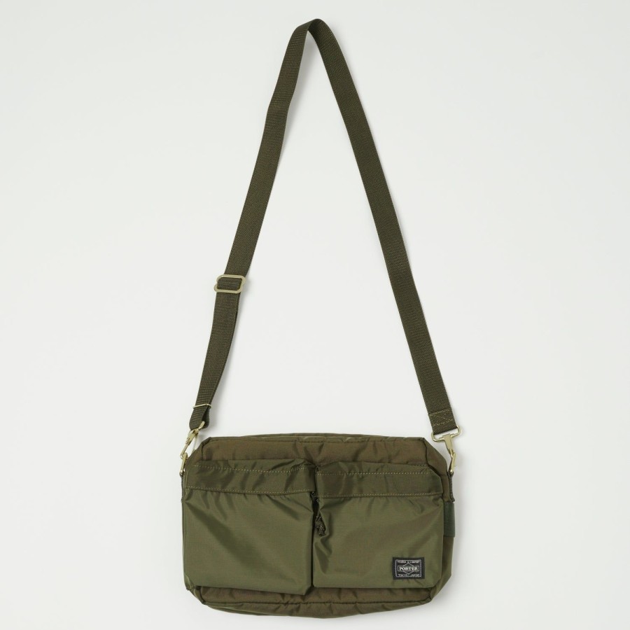 Accessories Porter - Yoshida & Co. | Porter-Yoshida & Co. Force Shoulder Bag (Small) - Olive Drab