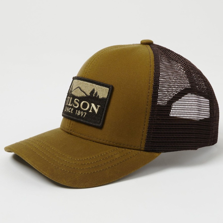 Accessories Filson | Filson Logger Mesh Cap - Dark Tan