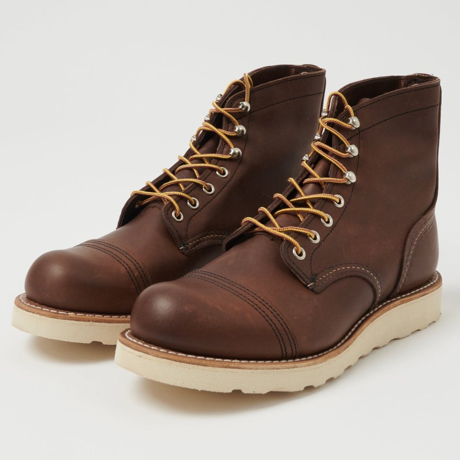 Footwear Red Wing | Red Wing 8088 6" Iron Ranger Boots - Amber Harness