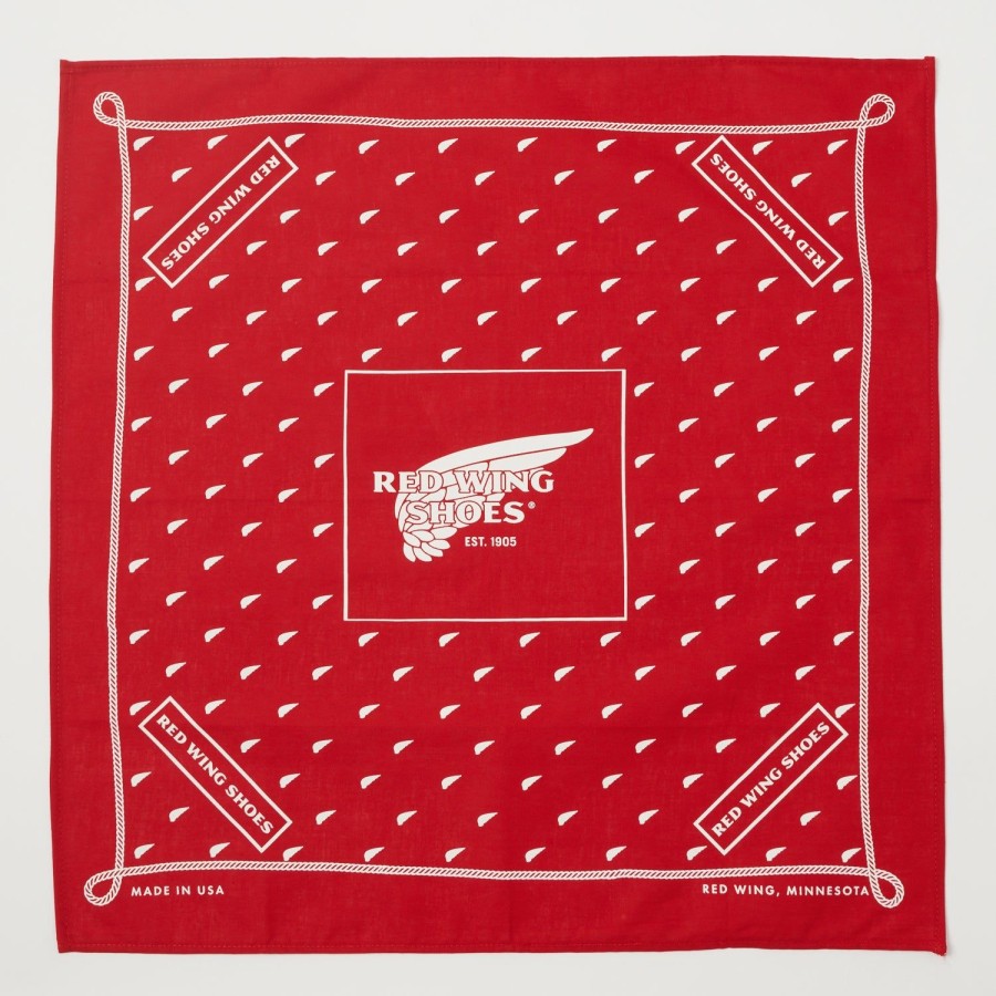 Accessories Red Wing | Red Wing 91036 Bandana - Red