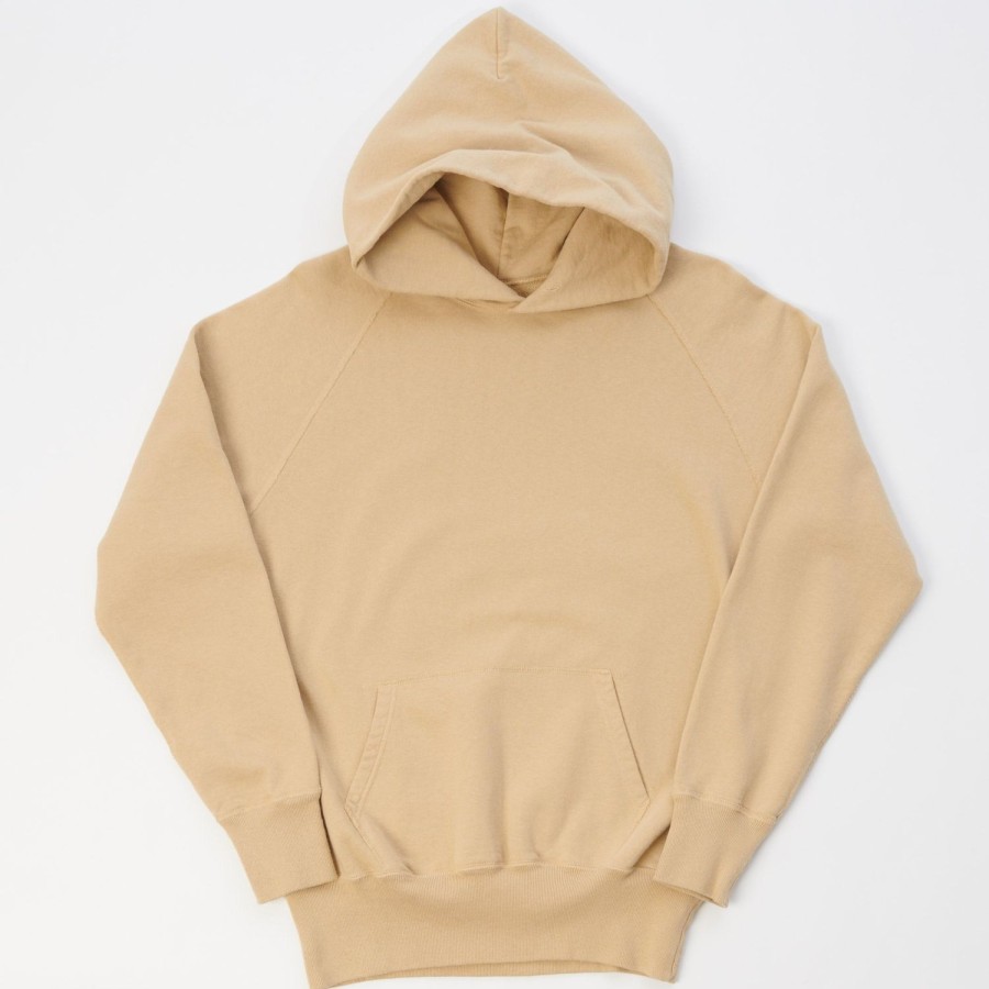 Clothing Warehouse & Co | Warehouse 462 Plain Hooded Sweatshirt - Dark Beige