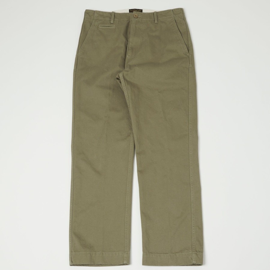 Clothing East Harbour Surplus | East Harbour Surplus 'Axel 121' Chino Trouser - Khaki