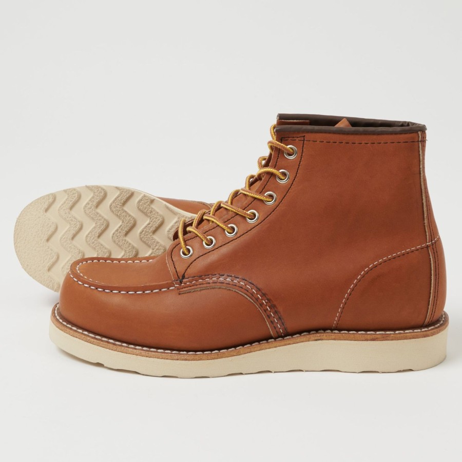 Footwear Red Wing | Red Wing 0875 Moc Toe Boots - Oro Original