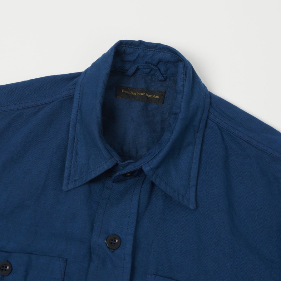 Clothing East Harbour Surplus | East Harbour Surplus 'Dickies 394' Overshirt - Blue