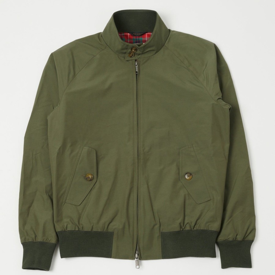 Clothing Baracuta | Baracuta G9 'Baracuta Cloth' Harrington Jacket - Army