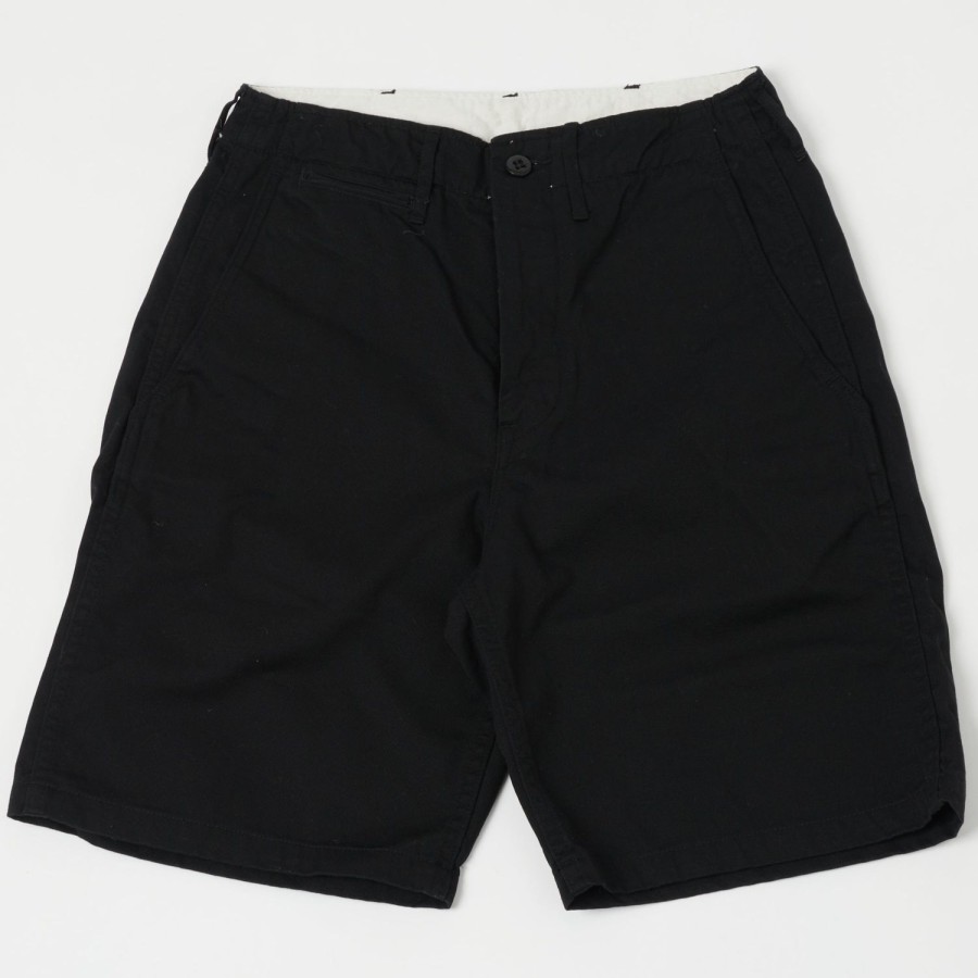 Clothing Full Count | Full Count 1125 Chino Short - Black