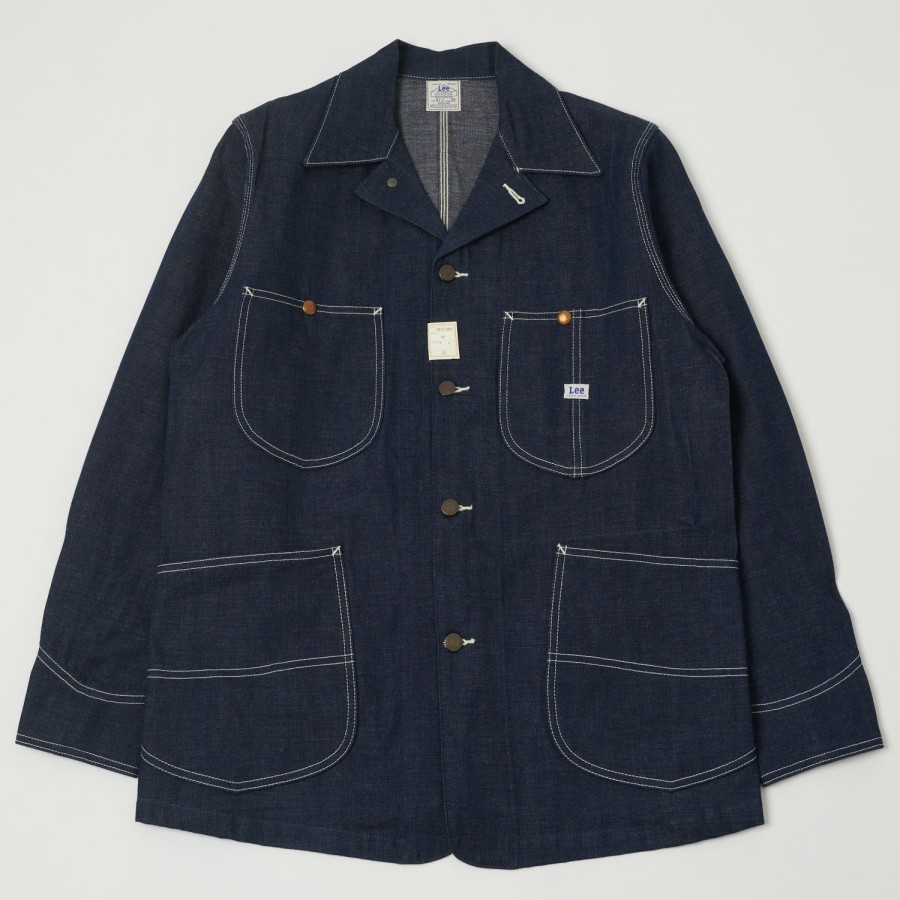 Clothing Lee Archives | Lee Archives 1949 'Loco' Denim Coverall Jacket - Raw