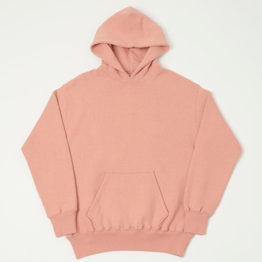 Clothing Dubbleworks | Dubbleworks Tsuriami Sweat Hoodie - Salmon Pink