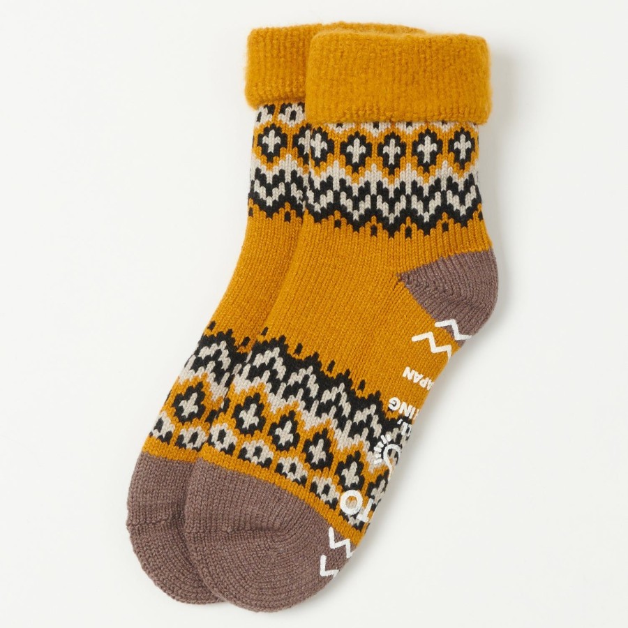 Accessories RoToTo | Rototo Nordic Comfy Room Sock - Yellow