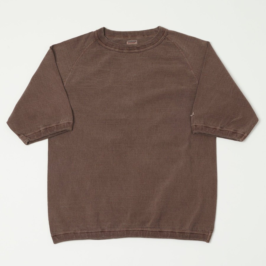 Clothing Dubbleworks | Dubbleworks Heavy Fabric Pigment Raglan Tee - Mad Brown